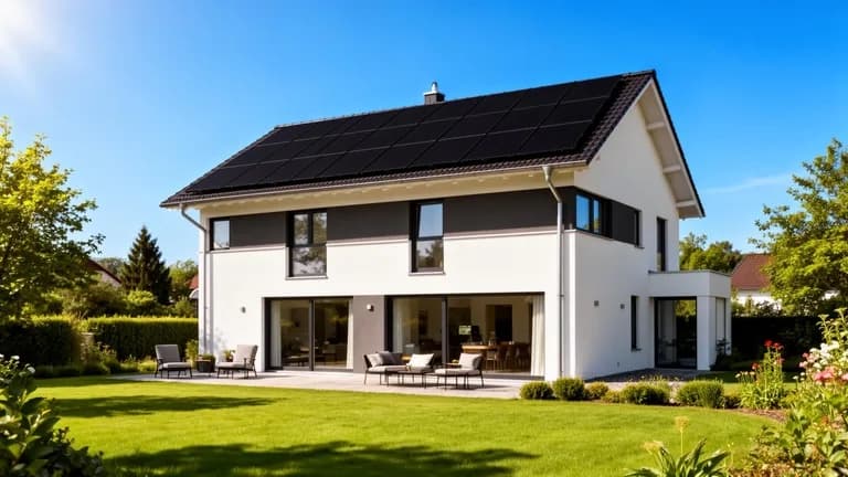 Einfamilienhaus mit Photovoltaikanlage